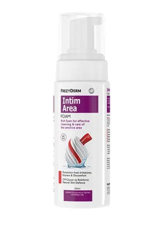Frezyderm Intim Area Foam 200ml – Απαλός Αφρός Καθαρισμού για την Ευαίσθητη Περιοχή